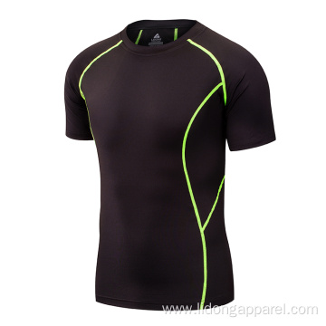 Short Sleeve Muscle mens Running fitness clothing